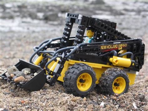 skid steer loader lego|lego skid steer moc.